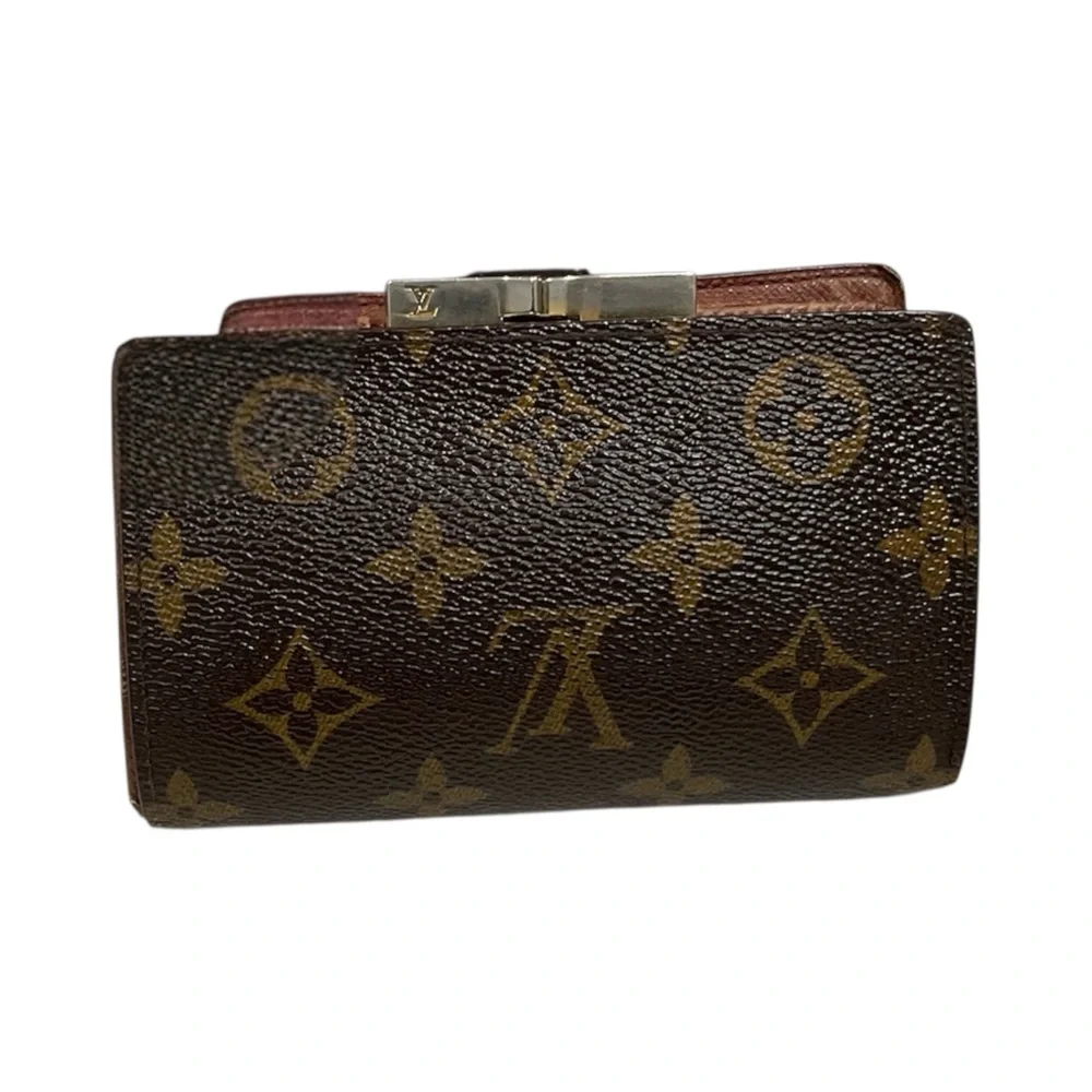 Authentic Vintage Louis Vuitton Monogram French Purse (Viennois Kiss-Lock)Wallet - Picture 6 of 16